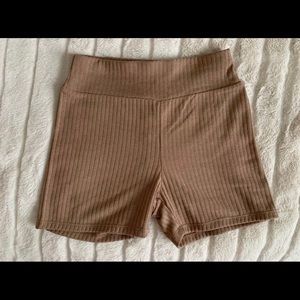 Ribbed lounge shorts